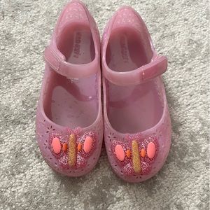 Old Navy Pink Butterfly Jelly Maryjane